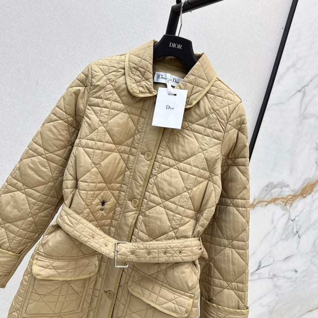 DIOR 25S LONG STAND COLLAR COAT 531