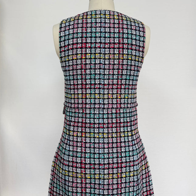 CC 25 Plaid Dress Multicolor Cotton