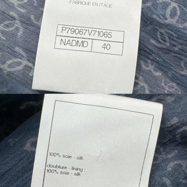 CC 25 Camisole Blue Silk