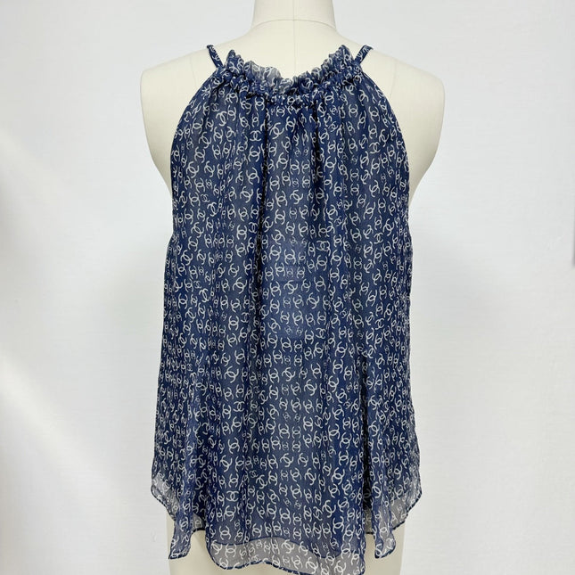 CC 25 Camisole Blue Silk