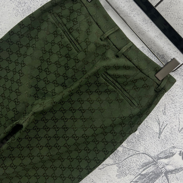 GUCCI HIGH-WAIST STRAIGHT-LEG PANTS STYLE 98