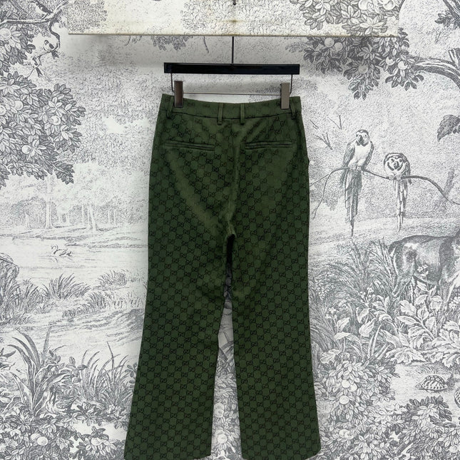 GUCCI HIGH-WAIST STRAIGHT-LEG PANTS STYLE 98