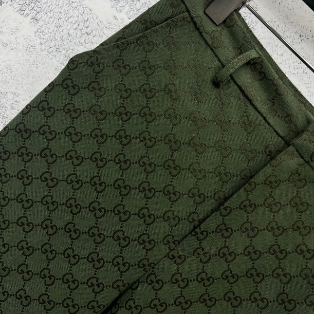 GUCCI HIGH-WAIST STRAIGHT-LEG PANTS STYLE 98