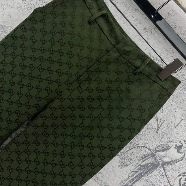 GUCCI HIGH-WAIST STRAIGHT-LEG PANTS STYLE 98