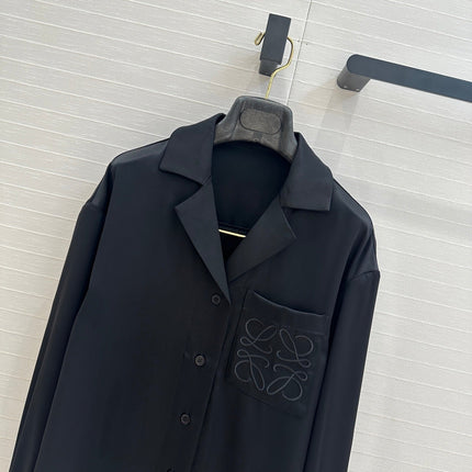 Loewe Shirt Black Acetate Fiber