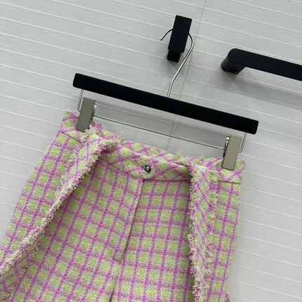 CC HIGH-WAISTED TWEED SHORTS 268288