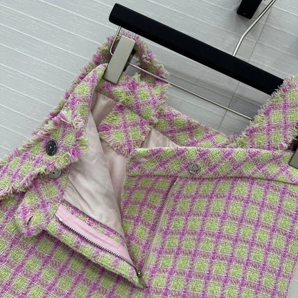 CC HIGH-WAISTED TWEED SHORTS 268288