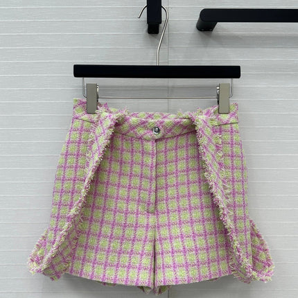 CC HIGH-WAISTED TWEED SHORTS 268288