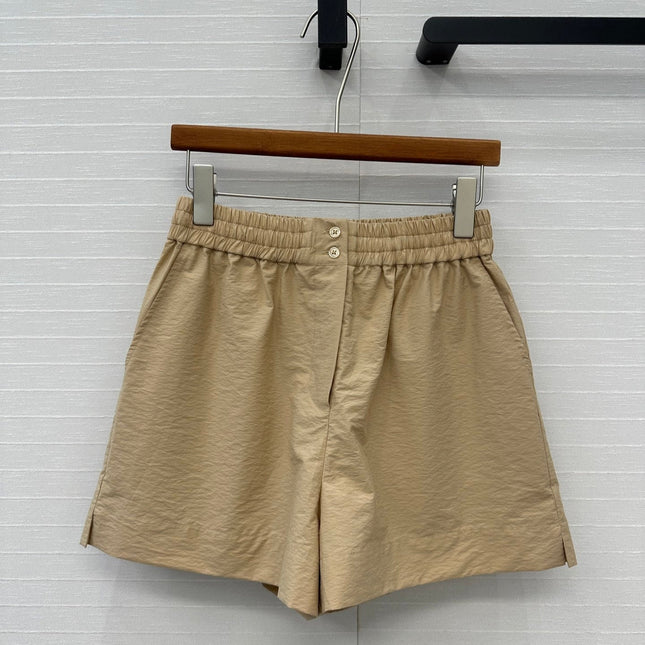 Loewe Short Khaki Cotton
