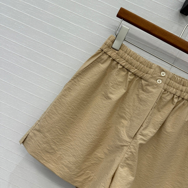 Loewe Short Khaki Cotton