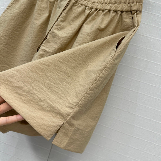 Loewe Short Khaki Cotton