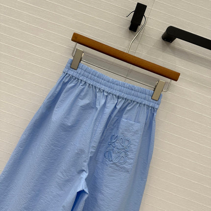 Loewe Pants Blue Cotton