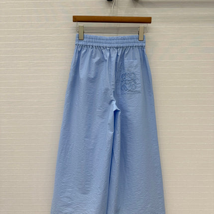 Loewe Pants Blue Cotton