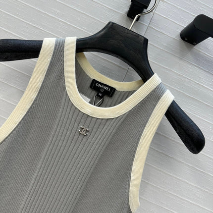 CC 25 Knitted Dress gray Cotton