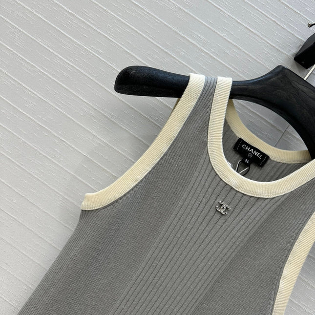 CC 25 Knitted Dress gray Cotton