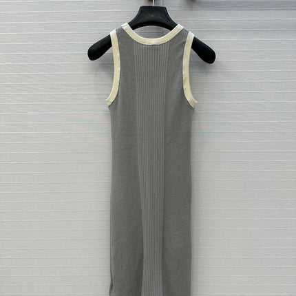 CC 25 Knitted Dress gray Cotton