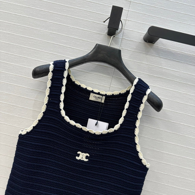 CELINE SLEEVELESS KNIT TOP 268312