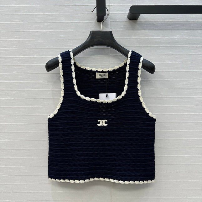 CELINE SLEEVELESS KNIT TOP 268312