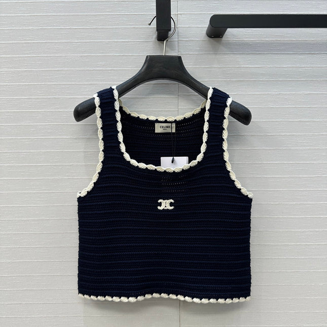 CELINE SLEEVELESS KNIT TOP 268312