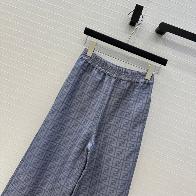 FENDI WIDE-LEG PANTS WITH ELASTIC WAISTBAND 276164