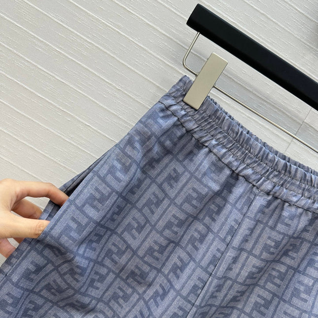 FENDI WIDE-LEG PANTS WITH ELASTIC WAISTBAND 276164