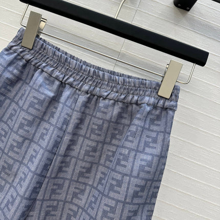 FENDI WIDE-LEG PANTS WITH ELASTIC WAISTBAND 276164