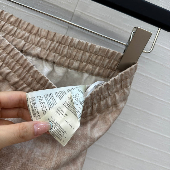 FENDI WIDE-LEG PANTS WITH ELASTIC WAISTBAND 276185