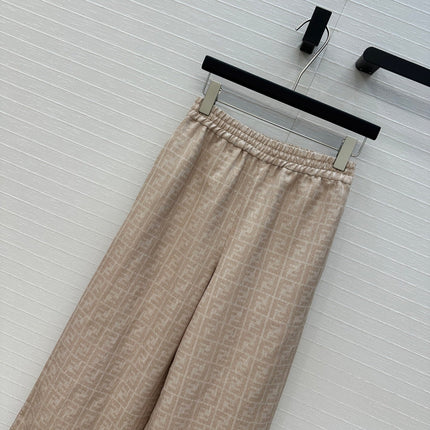 FENDI WIDE-LEG PANTS WITH ELASTIC WAISTBAND 276185