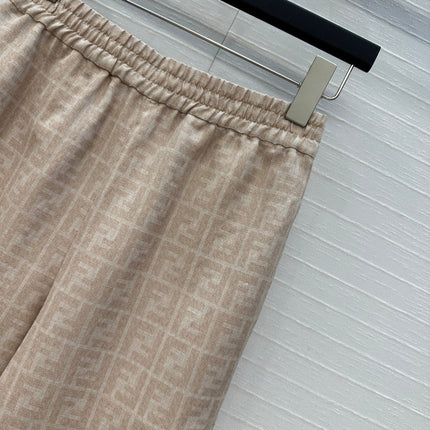 FENDI WIDE-LEG PANTS WITH ELASTIC WAISTBAND 276185