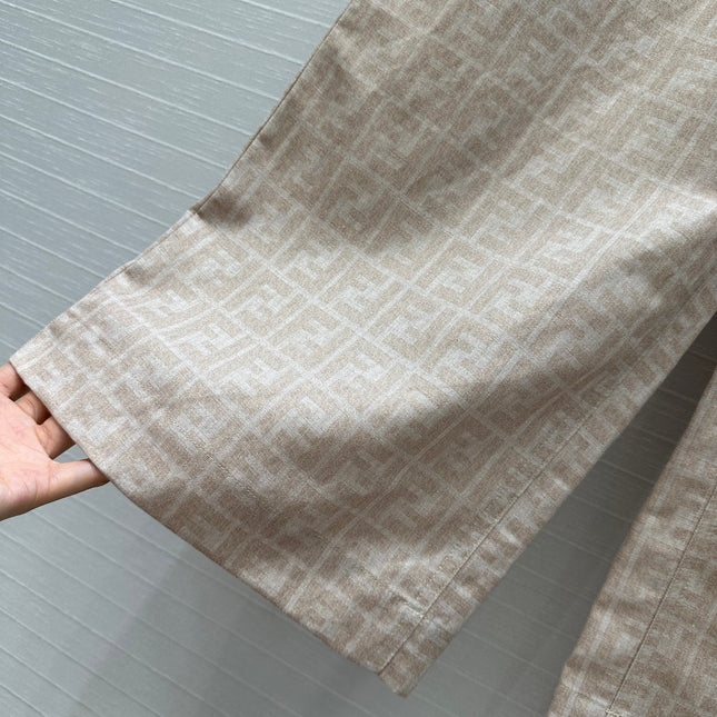 FENDI WIDE-LEG PANTS WITH ELASTIC WAISTBAND 276185