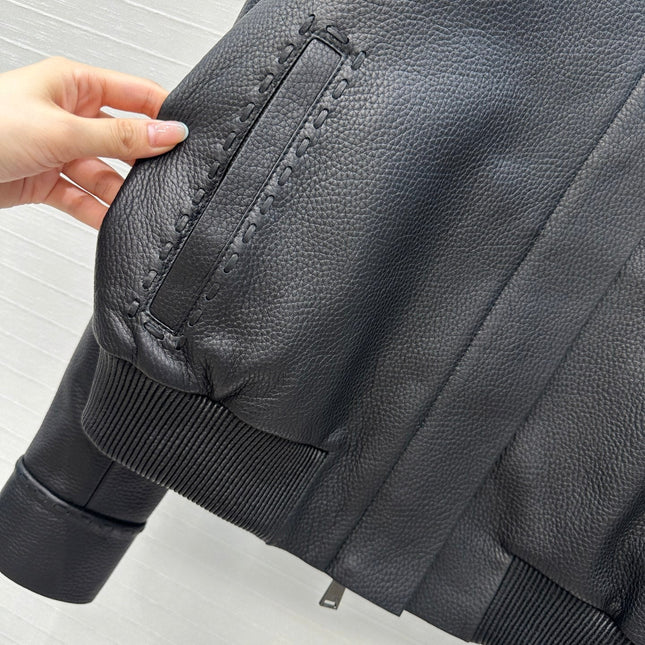 FENDI PREMIUM LEATHER JACKET 276192