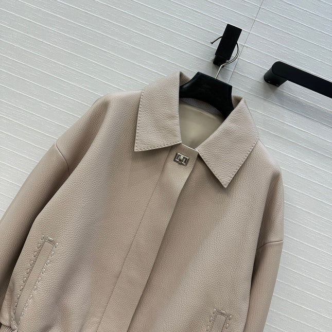 FENDI PREMIUM LEATHER JACKET 276194