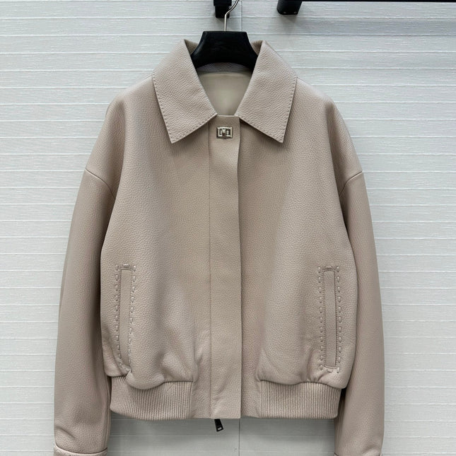 FENDI PREMIUM LEATHER JACKET 276194