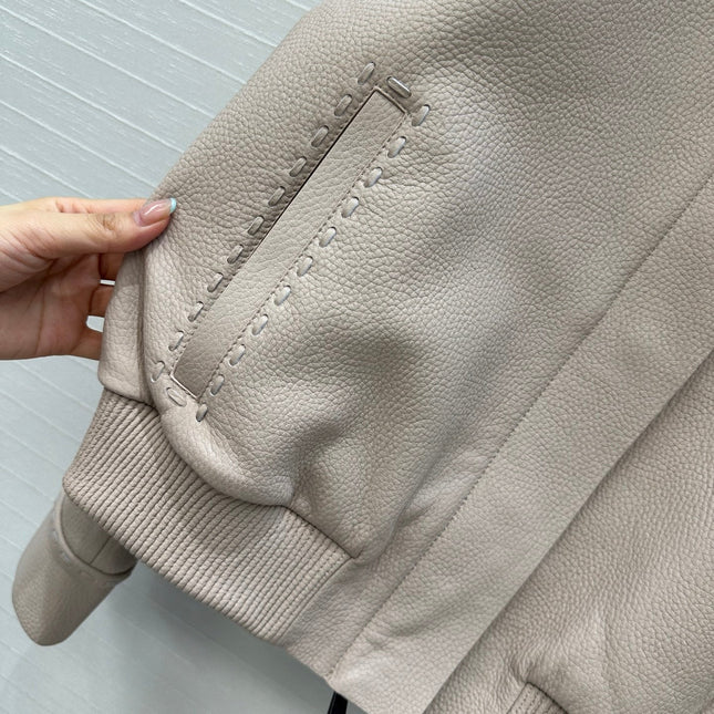 FENDI PREMIUM LEATHER JACKET 276194