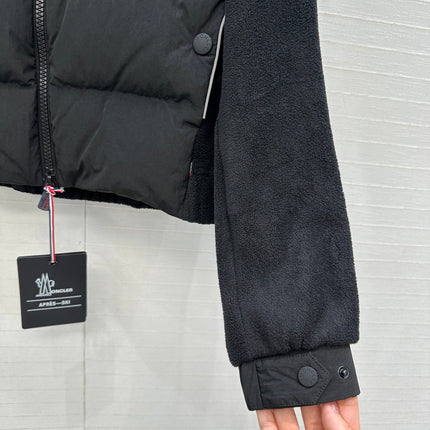 MONCLER 25S SHEARLING AND DOWN JACKET 234