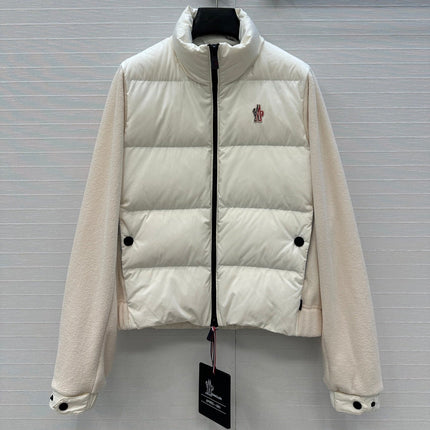 MONCLER 25S SHEARLING AND DOWN JACKET 233