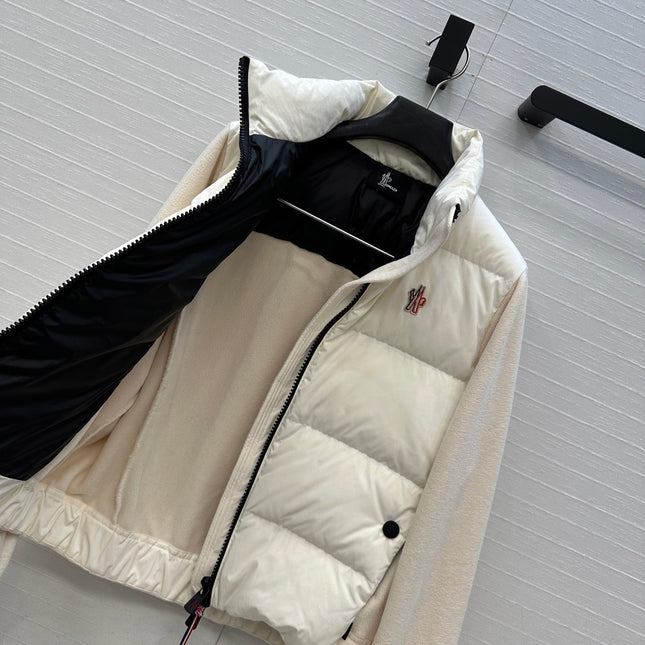 MONCLER 25S SHEARLING AND DOWN JACKET 233
