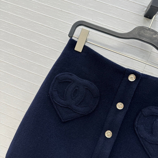 CHANEL 25S A-LINE KNIT MINI SKIRT 345