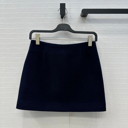 CHANEL 25S A-LINE KNIT MINI SKIRT 345