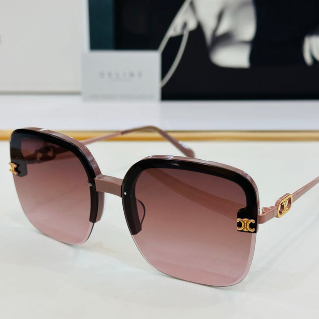 TRIOMPHE SQUARE SUNGLASS CL40251 IN METAL