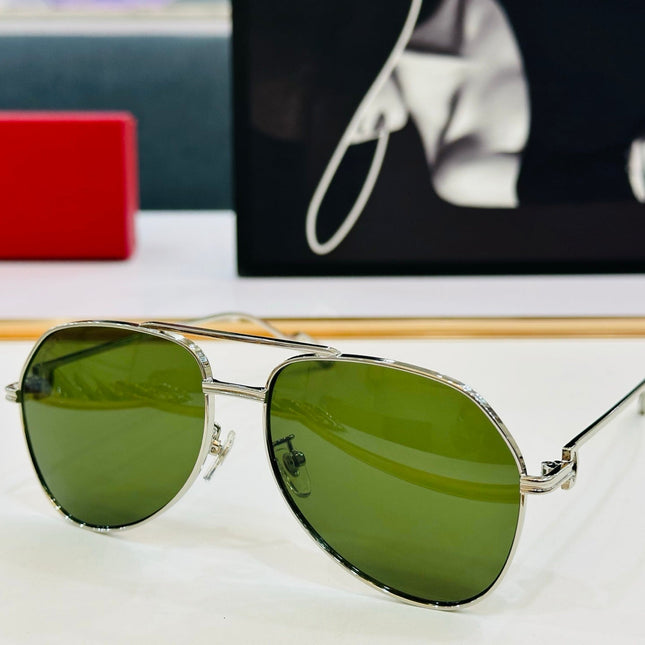 C DE AVIATOR FRAME SUNGLASSES CT0110S IN METAL