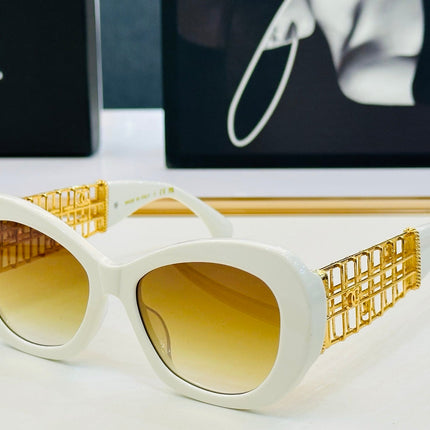 CAT EYE SUNGLASSES CH9170 IN ACETATE GOLD METAL
