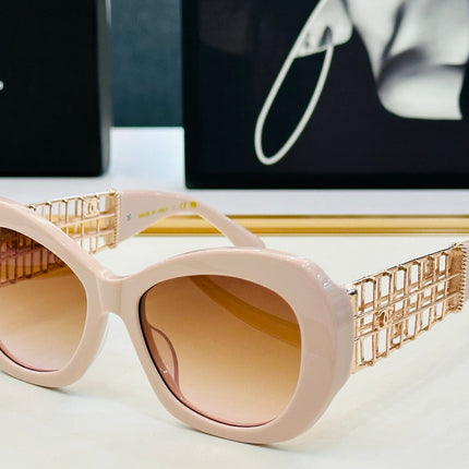 CAT EYE SUNGLASSES CH9170 IN ACETATE GOLD METAL
