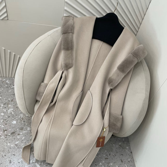 MAX MARA 25S HOODED LONG CASHMERE COAT 039