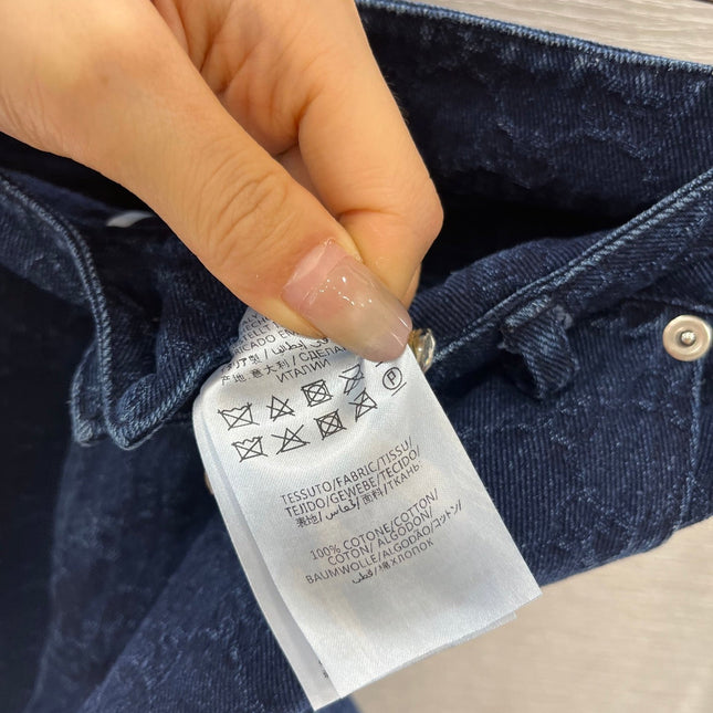 GUCCI CLASSIC JACQUARD GRADIENT JEANS