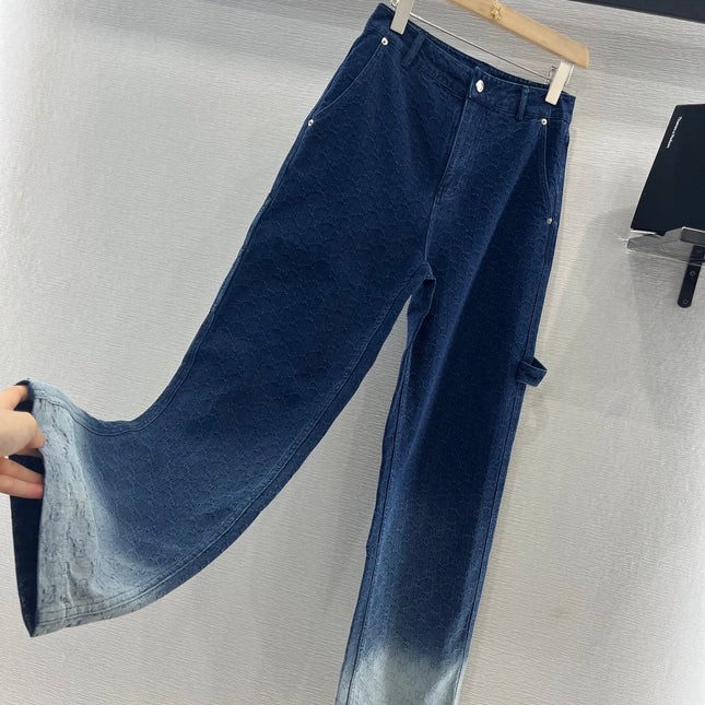 GUCCI CLASSIC JACQUARD GRADIENT JEANS