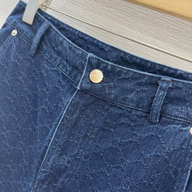 GUCCI CLASSIC JACQUARD GRADIENT JEANS