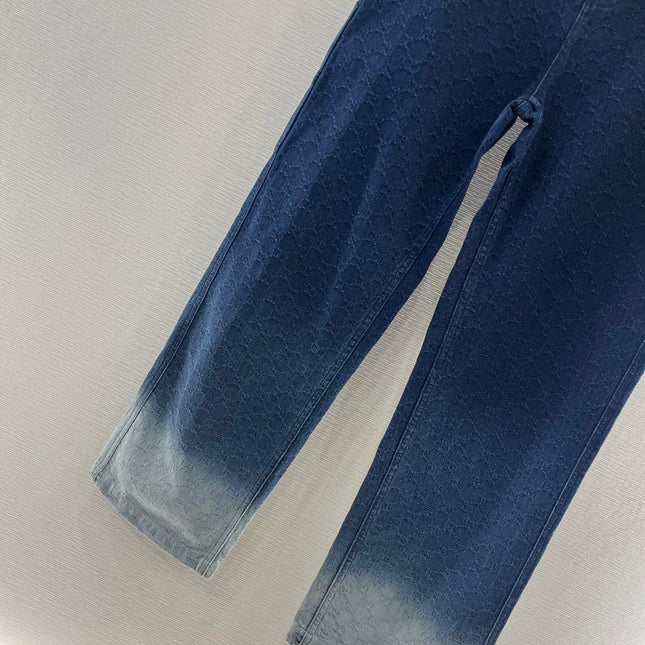GUCCI CLASSIC JACQUARD GRADIENT JEANS