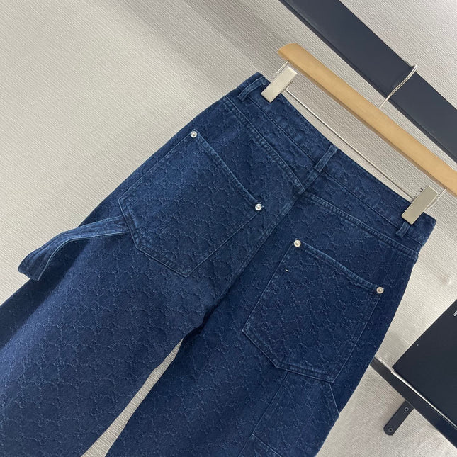 GUCCI CLASSIC JACQUARD GRADIENT JEANS