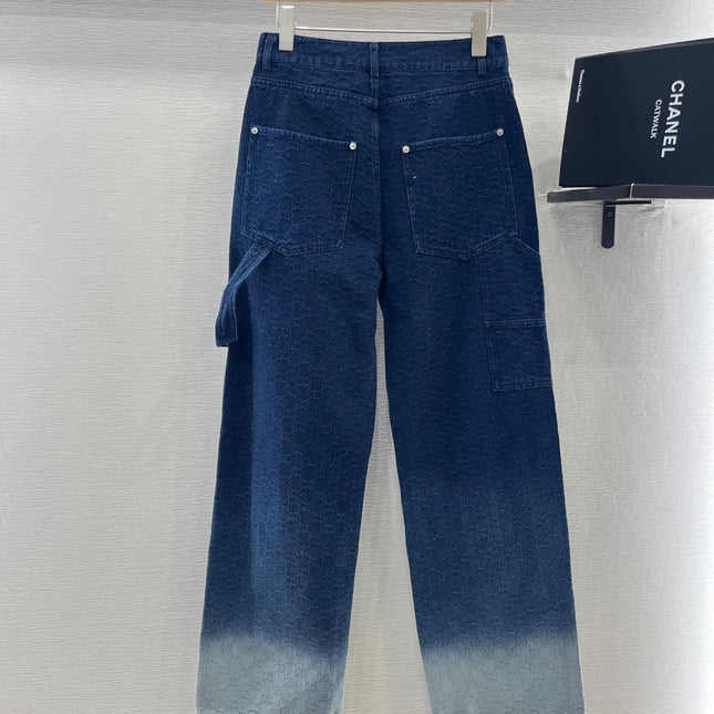 GUCCI CLASSIC JACQUARD GRADIENT JEANS